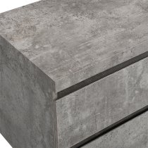 Sydney Wooden TV Stand With 4 Drawers In Concrete Effect