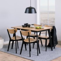 Reims Wooden Dining Table Rectangular In Oak