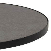 Stanford Medium Ceramic Top Coffee Table In Fairbanks Black