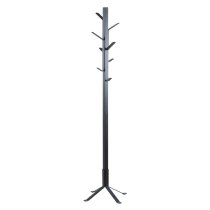 Vicksburg Metal Coat Rack With 8 Hooks In Black