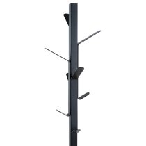 Vicksburg Metal Coat Rack With 8 Hooks In Black