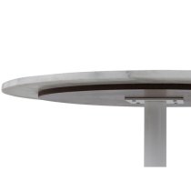 Taraji Marble Dining Table With White Base In Guangxi White