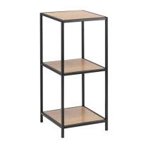 Salvo Wooden Bookcase With 2 Matt Wild Oak Shelves