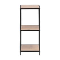 Salvo Wooden Bookcase With 2 Matt Wild Oak Shelves