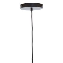 Rocklin Clear Glass Shade Pendant Ceiling Light In Black