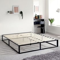 Putney Metal Small Double Bed In Black