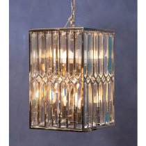 Merced Cylindrical Chandelier Ceiling Light In Nickel