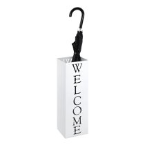 Obispo Metal Umbrella Stand In White