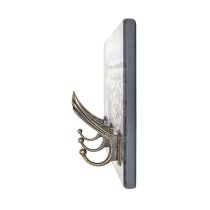 Palos Wall Hung 3 Hooks Coat Rack In Oldtimer Print