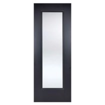 Eindhoven Glazed 1981mm x 686mm Internal Door In Black