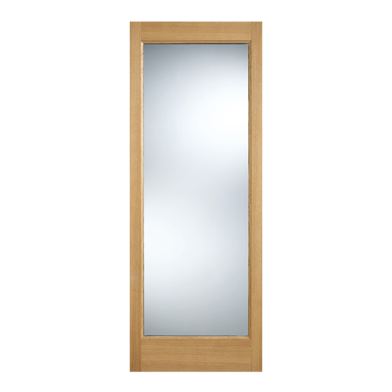 Petaluma 1981mm x 762mm External Door With Clear Glass In Oak