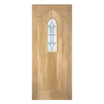 Westminster Glazed 1981mm x 762mm External Door In Oak