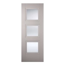 Amsterdam Glazed 1981mm x 838mm Internal Door In Grey