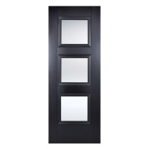 Amsterdam Glazed 1981mm x 686mm Internal Door In Black