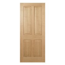 Regent 4 Panels 1981mm x 762mm Fire Proof Internal Door In Oak