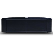 Sanja Ultra Large Corner High Gloss TV Stand With Doors In Black