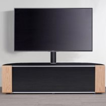 Sanja Ultra Large Corner High Gloss TV Stand In Oak And Walnut