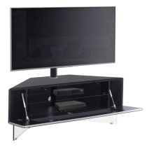 Adeja Ultra Corner High Gloss TV Stand In Black