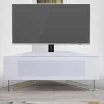 Adeja Ultra Corner High Gloss TV Stand In White