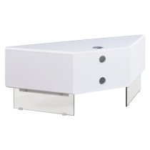 Adeja Ultra Corner High Gloss TV Stand In White