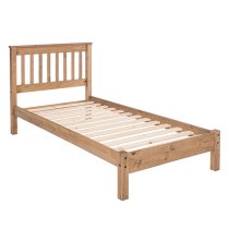 Kang Wooden Low End Double Bed In Pine