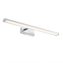 Axis Frosted Plastic Wall Light In Chrome