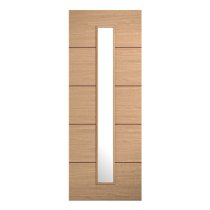 Lille Solid Glazed 1981mm x 686mm Internal Door In Oak