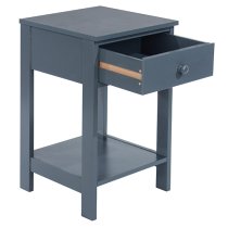 Outwell Shaker Petite Bedside Cabinet In Midnight Blue