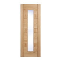 Edmonton Glazed 1981mm x 762mm Internal Door In Oak