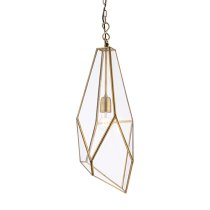 Avery Ceiling Pendant Light In Antique Brass