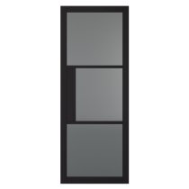 Tribeca Tinted Glazed 1981mm x 686mm Internal Door In Black