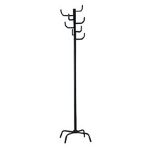 Kitchener Metal Coat Stand In Black