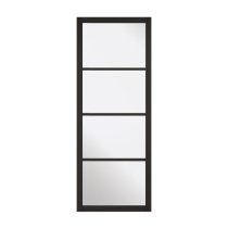 Soho Glazed 1981mm x 610mm Internal Door In Black