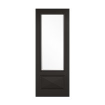 Knightsbridge Glazed 1981mm x 686mm Internal Door In Black