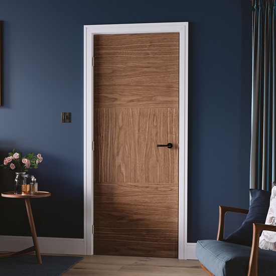 Tres Fresno 1981mm x 762mm Internal Door In Walnut