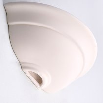 Hillside Wall Light In Unglazed Ceramic