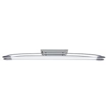 Harper LED 2 Light Large Flush Ceiling Light In Polished Chrome