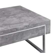 Casa Wooden Coffee Table With 1 Drawer In Concrete Effect