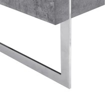 Casa Wooden Coffee Table With 1 Drawer In Concrete Effect