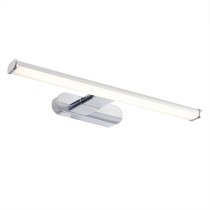 Moda LED Frosted Shade Wall Light In Chrome