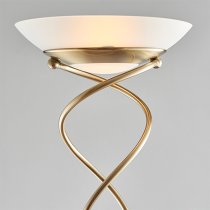 Monaco Mother And Child Task Floor Lamp In Antique Brass