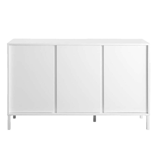 Sheffield High Gloss 3 Doors Sideboard In White