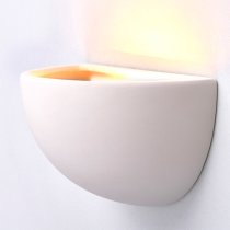 Pride Wall Light In Unglazed Ceramic