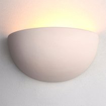 Pride Wall Light In Unglazed Ceramic