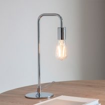 Rubens Steel Table Lamp In Chrome