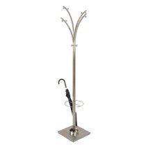 Berwyn Metal Coat Stand In Stainless Steel Look