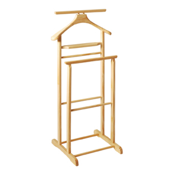 Clarkdale Wooden Valet Stand In Natural