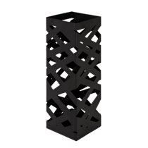 Ehrenberg Metal Criss Cross Style Umbrella Stand In Black