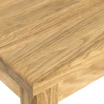 Eloy Tall Wooden Side Table In Royal Oak