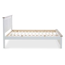 Chester Wooden Double Bed In White